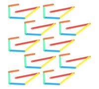 Gatuida Strumenti Didattici Matematici Montessori per Scuola Elementare, Set da 50 Pezzi di Materiali Colorati per Apprendimento degli Angoli, Gioco Interattivo e Attività Pratiche