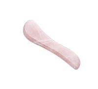 Gatuida Strumento Massaggiante Gua Sha Quarzo Rosa Shape Per Trattamenti Spa e Terapie Di Agopuntura Per Viso Collo Schiena e Piedi Facile Da Usare e Manutenere Design Tradizionale Cinese