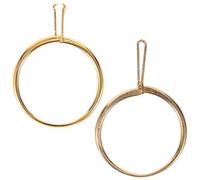 Gatuida Strumento per Provare l'Anello Nuziale in Metallo Set 2 Pezzi Mini Porta Anelli a Griffe per Gemme Base Regolabile per Artigianato e Adattamenti Personalizzati Accessorio per