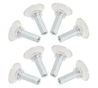 Gatuida Supporto Base in Gomma Ventose e Viti, Stabilizzatore a Ventosa per Affettatrice e Tritacarne, Accessorio Ricambio per Utensili Cucina per Tagliare Carne, Set 2 Pezzi