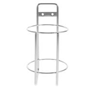 Gatuida Supporto da parete in acciaio per taniche di detersivo, per | Porta flaconi di detersivo per bucato, struttura in acciaio resistente, organizer da parete per flaconi, ideale per garage.