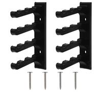 Gatuida Supporto da Parete per Arco e Dardi 2 Pezzi con Viti Gancio Robusto per Arco Appendiabiti Salvaspazio per Esposizione e Organizzazione in Casa