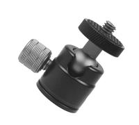 Gatuida Supporto Mini Testa Sferica in Alluminio per Treppiede con Vite e Rotazione per Fotocamere e Proiettori Accessorio Versatile per Montaggio Professionale e Hobbysti