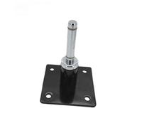 Gatuida Supporto per in alluminio resistente montaggio parete per balcone esterno e veranda base fissa per vessillo stabile e durevole
