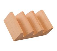 Gatuida Supporto per Sushi in Legno a 3 Scomparti, Piatto Giapponese Multifunzionale per Servire Taco e Sushi, per Ristoranti e Pranzi in Famiglia