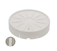 Gatuida Supporto per Vasi Rotondo con Ruote e Vassoio Acqua Estraibile Base Ventilata per Piante Interne Movimento Facile e Protezione Radici Portavasi Decorativo Mobile