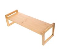 Gatuida Supporto Scrivania in bambù Compatto e Resistente Alzatina Portatile per Monitor e Laptop Ergonomico e Migliora Prevenendo Dolori Cervicali e Schiena