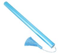 Gatuida Supporto Tubo di Stoccaggio Yangqin per Dulcimer, Accessori per Dulcimer Professionali in Metallo Blu, Custodia Rigida Grande Capacità per Strumenti Musicali Folk, Uso Personale