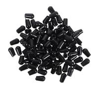 Gatuida Tappi Protettivi per Viti Ganci Appendiabiti, Manicotti in Plastica Neri 3,5mm, 100 Pezzi per Protezione Abiti e Uso Domestico