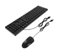 Gatuida Tastiera Mouse Combo Tastiera Full Inglese Forniture Per Computer Plug and Play Adatta Per Digitare Giocare Lavorare