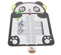 Gatuida Tavola Didattica Musicale per Design Panda Schede Flash per Pianoforte Esercizi di Tempo e Riconoscimento Note Lavagna Portatile per Insegnamento Teoria Musicale Casa e Scuola