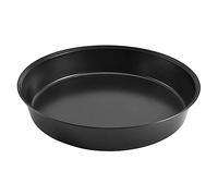 Gatuida Teglia Pizza Rotonda Acciaio Carbonio Antiaderente Piastra Forno Non Stick per Pizza Torte e Pane Conduzione Uniforme Facile da Uso e Feste