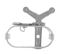 Gatuida Tendifilo tirare mini verricello tendicavo per filo tenditore della puleggia per fune argani tenditore del filo d'acciaio tenditori in filo metallico acciaio a3 Argento