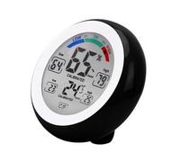 Gatuida Termometro Touch Screen LCD Multifunzione con Igrometro Alta Precisione per Spazi Interni Monitor Umidità e Temperatura Adatto Camera e Casa