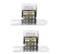 Gatuida Testina stereo per registratore a 2 pezzi - Componenti a pulsante per testina magnetica a doppio canale per registratore a cassette - Parti per lettore musicale audio per lettore di cassette