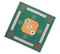 Gatuida Tovaglia Mahjong Quadrata Verde Antiscivolo con Fondo in Lattice Tappeto Gioco Insonorizzante in Poliestere Resistente per Poker e Domino Copertura Tavolo da Gioco Durevole e