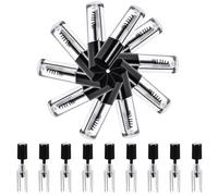 Gatuida Tubi di Mascara Vuoti Trasparenti in Plastica Acrilica 20 Pezzi da 0,8 Ml, Contenitori Riutilizzabili per Trucco Occhi Portatili, Accessori per Trucco Professionale e Viaggi