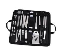 Gatuida Utensili Barbecue in Kit Per e Outdoor Attrezzi Barbecue Portatili Per Picnic e Completo Cucchiaio Forchetta Pinze e Spatola
