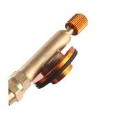 Gatuida Valvola Gonfiaggio Bombola Gas in Metallo con Adattatore per e Esterne Raccordo per Ricarica Flat Tank Conversione Compatibile Bombole Gpl