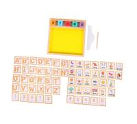 Gatuida Vassoio per Giocattoli Educativi Montessori Lavagne Sensoriali Giocattoli Linguistici Montessori Alfabeto Mobile Tavolo da Montessori in
