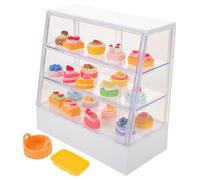 Gatuida Vetrina da forno in miniatura: di torta e dessert per simulazione di casa delle bambole - Decorazione di per accessori per la scena del negozio