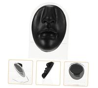 Gatuida Viso Finto Per Piercing Naso e Bocca in Silicone Con Supporto, Espositore Flessibile Per Pratica e Addestramento Professionale, Per Formazione e Mostra Gioielli