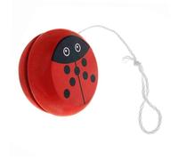 Gatuida Yo-yo in Legno per Design Coccinella Giocattolo da Dito Portatile Resistente e Facile da Usare Regalo Compleanno per Bambine Gioco Educativo all Aperto