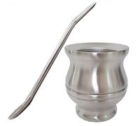 Gaucho Bruno Fare clic per aprire la vista espansa Starter kit Yerba Mate con coppa Mate in acciaio inossidabile termico e bombilla | Facile da pulire | Alta qualità