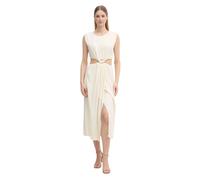 Gaudi - Abito Midi con Dettagli Hardware Cut-out - - Dresses - Donna - Beige - XL