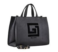Gaudi Borsa a mano tracolla shopper donna HANDBAG - linea EMILY FLOCK - cm 37x27x16 BLACK