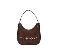 Gaudí Borsa hobo in similpelle con logo jacquard, lettering GJ in metallo e tracolla rimovibile. (Marrone)