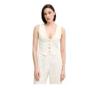 Gaudi - Gilet con scollo a V e bottoni - - Jackets - Donna - Beige - L