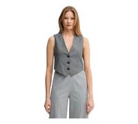 Gaudi - Gilet con scollo a V e chiusura a bottoni - - Jackets - Donna - Grigio - S