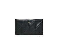 Gaudí Portafoglio in morbida similpelle trapuntata con logo in metallo e tasca con zip