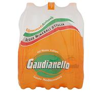 Gaudianello, Acqua Minerale Effervescente - 6 Bottiglie da 1.5 Litri