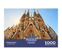 Gaudí's Architecture in Barcelona Puzzle in Legno Impermeabile DIY Puzzles Da 1000 Pezzi Regali Per Adulti Divertenti Giochi Di Impegnativi