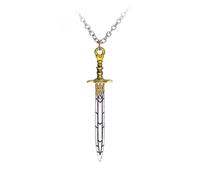 GAUEIOUR Collana con ciondolo a forma di spada di Percy Jackson, Poseidone Olimpico, Riptide, collana in lega, gioielli alla moda per cosplay dei fan, regali per uomini e donne