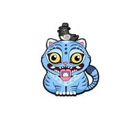 GAUEIOUR Spilla smaltata a forma di tigre e gazza, simpatica spilla a forma di animale, ispirata all'arte popolare coreana, in stile Kpop, divertente spilla da collezione per giacca, borsa, zaino (blu
