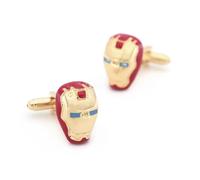 GAUEIOUR Tony - Gemelli da uomo con design a maschera di Stark, super regalo per fan degli uomini, accessori di abbigliamento creativi, gemelli eleganti per occasioni formali e casual