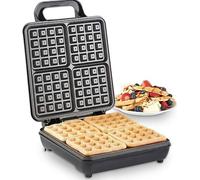 Gaufrier électrique 1200 W - 4 gaufres à la fois - Revêtement antiadhésif sans P