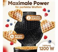 Gaufrier ProfiCook PC-WA 1314 piastre 20 cm antiaderente