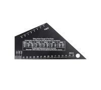 Gauge d azione delle corde della chitarra Triangolo per livellamento in acciaio inossidabile Altezza Fret Rocker Strumenti setup Luthier elettrica acustica Basso