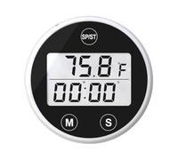 Gauge della temperatura del ghiaccio - 1,57 pollici Floating Water Gauge | Floating Water Temperature Gauges with Timer | Waterproof Easy Read Pond Test Allarme Hot Tub Accessories for Spas Indoor
