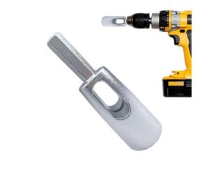 Gauge Drill Chuck Tool - Carbon Steel, Portable Hexagonal Handle Wire Twisting Secure Grip | Multi-Purpose Fence Ties Winding Device For Fencing, Gardening, Home Repair, Construction