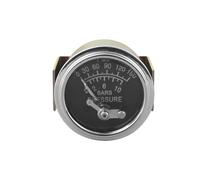 Gauge Pressione Olio Meccanico 2" 52mm 0-150 PSI, Indicatore Pressione Olio Auto con Allarme Luce Gialla
