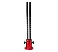 Gauge, Woodworking Scriber with Double Scales, Practical Design, Precision Aluminum Alloy Measuring Ruler Guide for Carpenter, Furniture, Cabinet, 10,08 x 1,77 Inches
