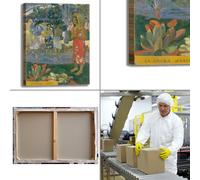 Gauguin ave orana maria design quadro stampa tela dipinto telaio arredo casa