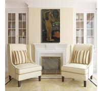 Gauguin la luna e la terra design quadro stampa tela dipinto telaio arredo casa