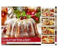 Gaumenfreuden. Das wunderschöne Österreich auf dem Teller (Tischkalender 2026 DIN A5 quer), CALVENDO Monatskalender: Ein Genusskalender, der jeden ... in stimmungsvollen Bildern präsentiert