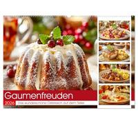 Gaumenfreuden. Das wunderschöne Österreich auf dem Teller (Wandkalender 2026 DIN A2 quer), CALVENDO Monatskalender: Ein Genusskalender, der jeden ... in stimmungsvollen Bildern präsentiert